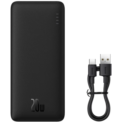 Afbeelding van Baseus Airpow 20.000 mAh Powerbank Fast Charge 20W Paars