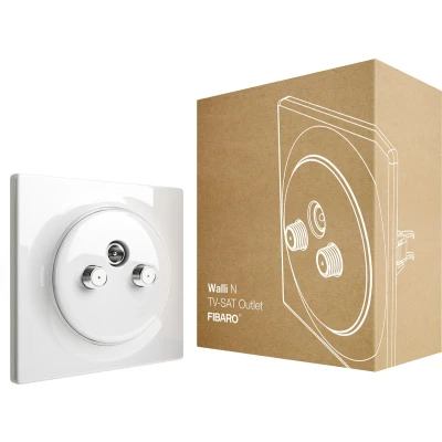 Afbeelding van Fibaro Walli N TV SAT Outlet