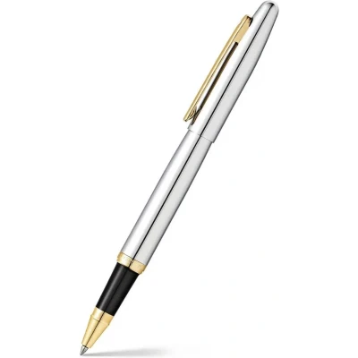 Afbeelding van Sheaffer VFM Chrome GT Rollerball Kleur: GoudGrijs De Vulpenwereld