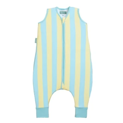 Afbeelding van molis&amp;co Zomerslaapzak voor baby&#039;s, 0,5 100% katoen (Oeko TexX) turbulette, verstelbare lengte (90 100 cm), jongens en meisjes Blue Sunshine