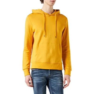 Afbeelding van JACK &amp; JONES Jjebasic Sweat Hood Noos heren Sweatshirt met capuchon, gouden oranje, M