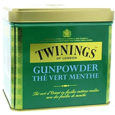 Afbeelding van Twinings Gunpowder Blik Mint, 200 g, 1 Units