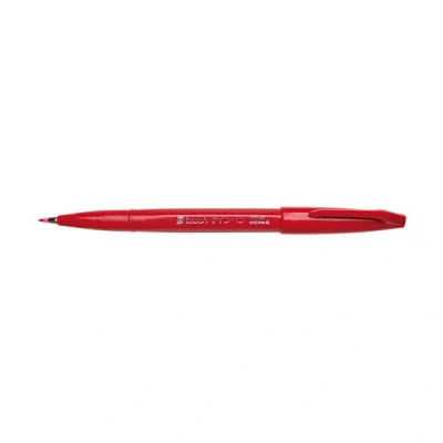 Image de Feutre pinceau Pentel Rouge
