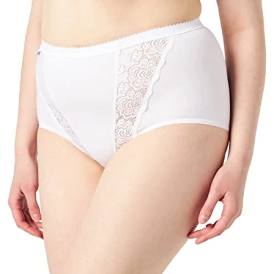 Afbeelding van Sloggi Chic Maxi Damesslip (1 stuk), Wit.