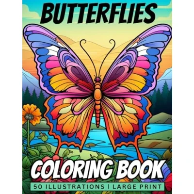 Afbeelding van Butterflies Coloring Book