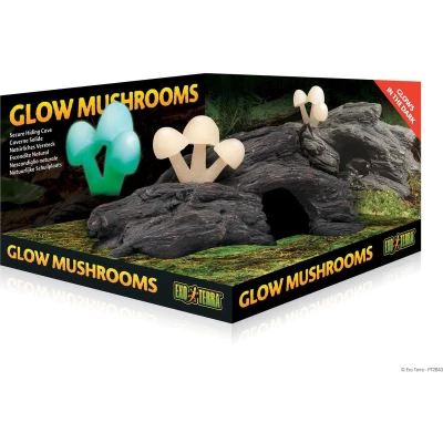 Afbeelding van Exo Terra Schuilplaats Glow Mushrooms Ornamenten 23x14x10 cm Natuurlijk