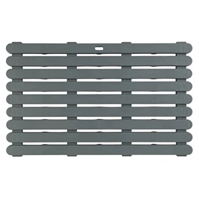 Afbeelding van Wenko Badmat Duckboard 80 X 50 Cm Antraciet