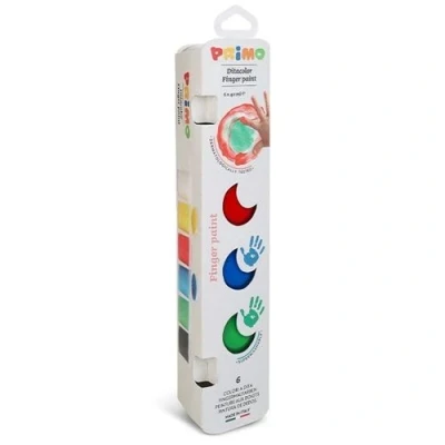 Afbeelding van Primo mini potjes vingerverf 6x25ml