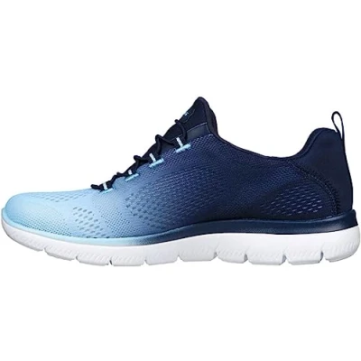 Image de Skechers Baskets BKW 149536 pour femme, Bleu marine, 39 EU