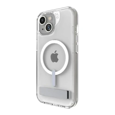 Afbeelding van ZAGG Crystal Palace Snap KS hoesje geschikt voor iPhone 13, 14 &amp; 15 Transparant