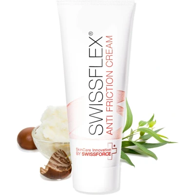 Afbeelding van Swissflex Anti Friction Crème wrijvingscrème zweet en waterbestendig Bescherming tegen wrijvingen blaren Schuur creme sport Chamois cream Broekenvet Frictie balm
