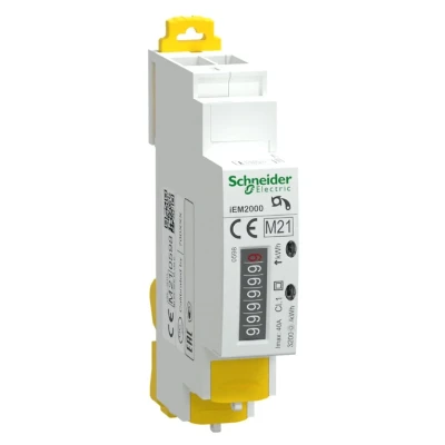 Afbeelding van kWh meter 1P+N In=40A iEM2000 Energiemeter Acti9 Schneider Electric A9MEM2000