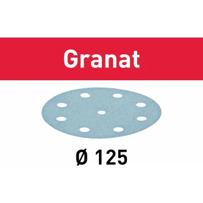 Afbeelding van FESTOOL STF D125/8 P220 GR/10 schuurpapier Granat (10 st.) 578165