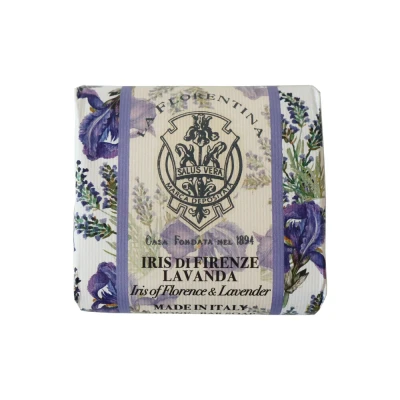 Afbeelding van La Florentina zeep Florentijnse Iris Lavendel 106gr