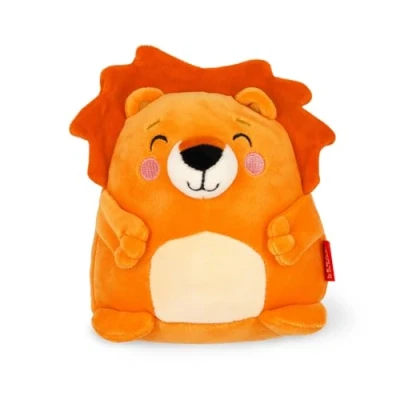 Afbeelding van Legami Super Soft Plush!, Leeuwenthema, mini formaat, met gepersonaliseerde identiteitskaart, alleen staand, 14 x 15 12 cm