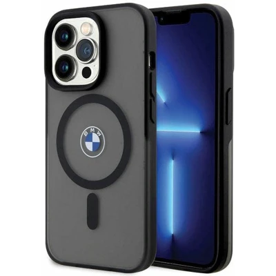Afbeelding van BMW IML Signature Back Case (MagSafe Compatible) Geschikt voor Apple iPhone 14 Pro (6.1&quot;) Zwart