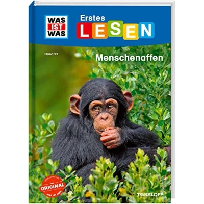 Afbeelding van WAS IST Erstes Lesen Band 22. Menschenaffen