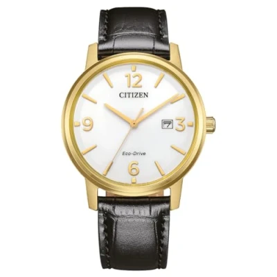 Afbeelding van Citizen BM6756 01A Polshorloge Heren Solar Leather