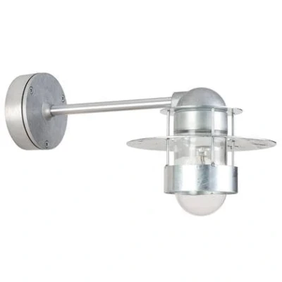 Afbeelding van Louis Poulsen Albertslund wandlamp korte arm gegalvaniseerd