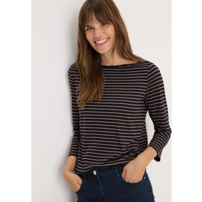 Afbeelding van Cecil Longsleeve, Dames, Maat: Medium, Blau