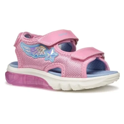 Afbeelding van Geox Ciberdron Sandalen voor kinderen, Maat: 26, Pink/light sky Imitatieleer/ textiel