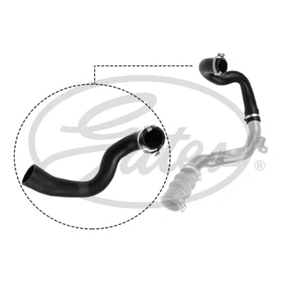 Afbeelding van GATES 09 0628 Laadluchtslang AEM (ethyleen acrylaat rubber) FORD: Transit Connect Mk1 Van, Tourneo