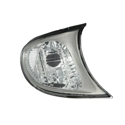 Afbeelding van TYC 18 0163 25 2 Knipperlichten Titanium Rechts voor Met lamphouder BMW: 3 Saloon, Touring