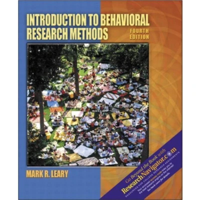 Afbeelding van Introduction to Behavioral Research Methods