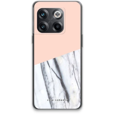 Afbeelding van Case Company® hoesje geschikt voor OnePlus 10T A touch of peach Soft Cover Telefoonhoesje Bescherming aan alle Kanten en Schermrand