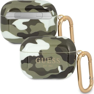 Afbeelding van Guess GUAPUCAMA AirPods Pro cover groen/kaki Camo Collection