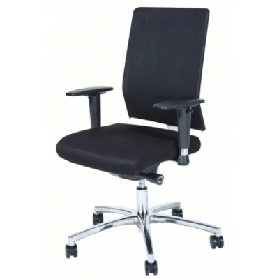 Afbeelding van Bureaustoel serie 045 zitting Zwart rug