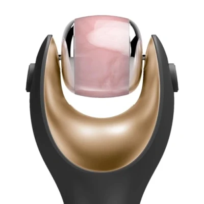 Afbeelding van Rozenkwarts kop voor GESKE SmartAppGuided™ MicroNeedle Face Roller 9 in 1 Microneedling Detox Anti aging Accessoire Huidregeneratie met natuurlijke glans