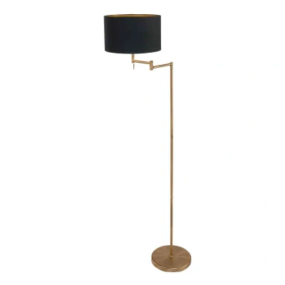 Afbeelding van Mexlite vloerlamp Bella brons metaal 45 cm E27 fitting 3874BR