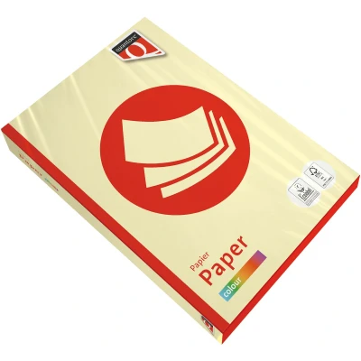 Afbeelding van Quantore Kopieerpapier A3 80gr kanariegeel 500vel Pak a 500 vel 5 stuks