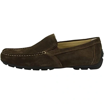 Image de Geox Homme U Moner V Mocassins, Café, 41 EU