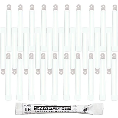 Afbeelding van Cyalume SnapLight wit, 15 cm, glow stick light stick, fluorescerend, duur 8 uur (30 stuks)
