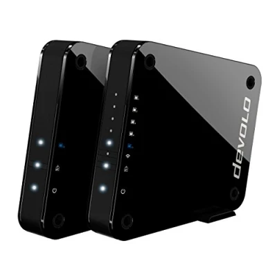 Afbeelding van Devolo GigaGate, WLAN bridge (2 Gbit/s, 1 x Gigabit poort, 4 Fast Ethernet poorten, verbinding in de 5 GHz band, extreme multimedia ervaring, AES codering) zwart