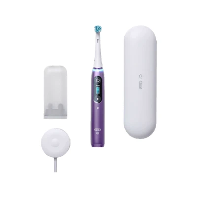 Afbeelding van Oral B iO 8S Volwassene Vibrerende tandenborstel Paars, Wit