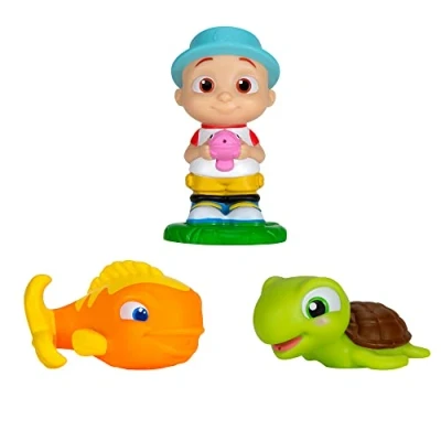 Afbeelding van Cocomelon WT80125 Badsquirters (Haai, Schildpad, JJ)