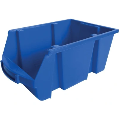 Afbeelding van Viso Magazijnbak 10 Liter, Blauw Opbergdoos