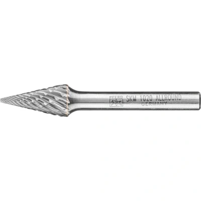 Afbeelding van PFERD 21001036 Freesstift Lengte 60 mm Afmeting, Ø 10 Werklengte 20 Schachtdiameter 6