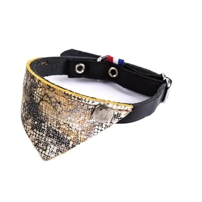 Afbeelding van Martin Halsband Kat Malibu Beige / Zwart