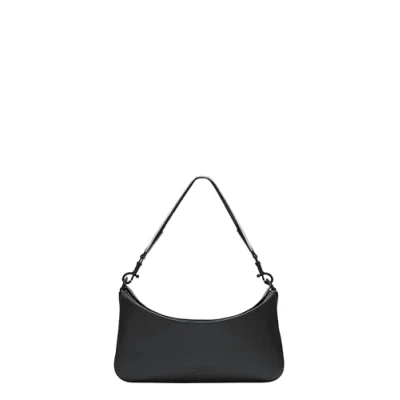 Afbeelding van LIEBESKIND BERLIN Leren Schoudertas Alessa 3 Kodiaq Shoulder Bag Black Zwart