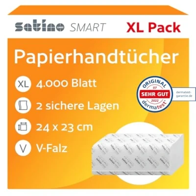 Afbeelding van Satino Handdoek V vouw 24x23cm