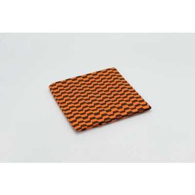 Afbeelding van Top Dry microvezeldoek zwart/oranje 50 x 70 cm