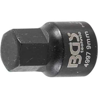 Afbeelding van BGS Remklauw dopsleutel zeskant extra kort 9 mm