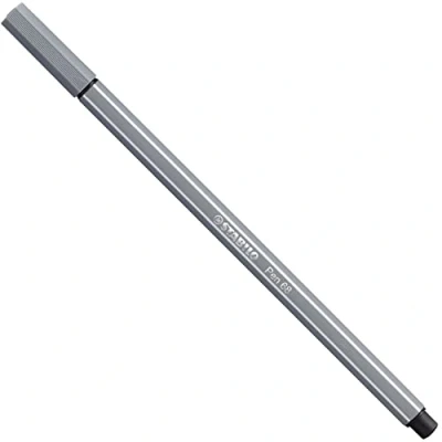 Image de STABILO feutre Pen 68, épaisseur de mine: 1,0 mm, gris foncé