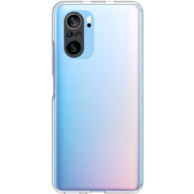 Afbeelding van iMoshion Hoesje Geschikt voor Xiaomi Poco F3 Siliconen Shockproof Case Transparant