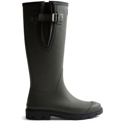 Afbeelding van Hunter Original Womens Downpour Adjustable BOOT Regenlaarzen, Dames, Maat: 38, Dark olive/black Kunststof