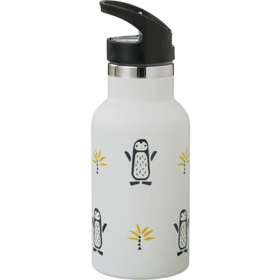 Afbeelding van Fresk rvs thermosfles met extra dop pinguin 350 ml